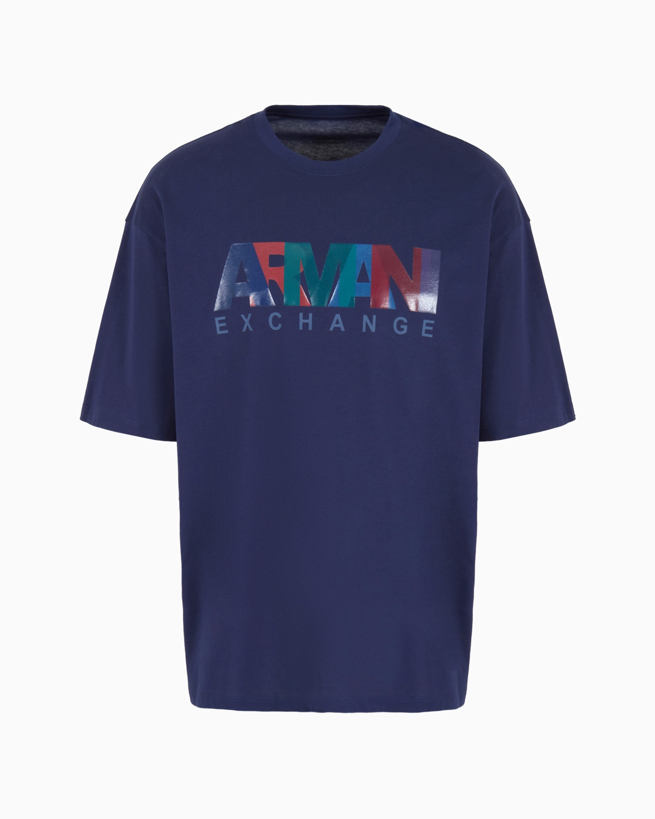 Relaxed fit T-shirt with round neck and logo Slide 0