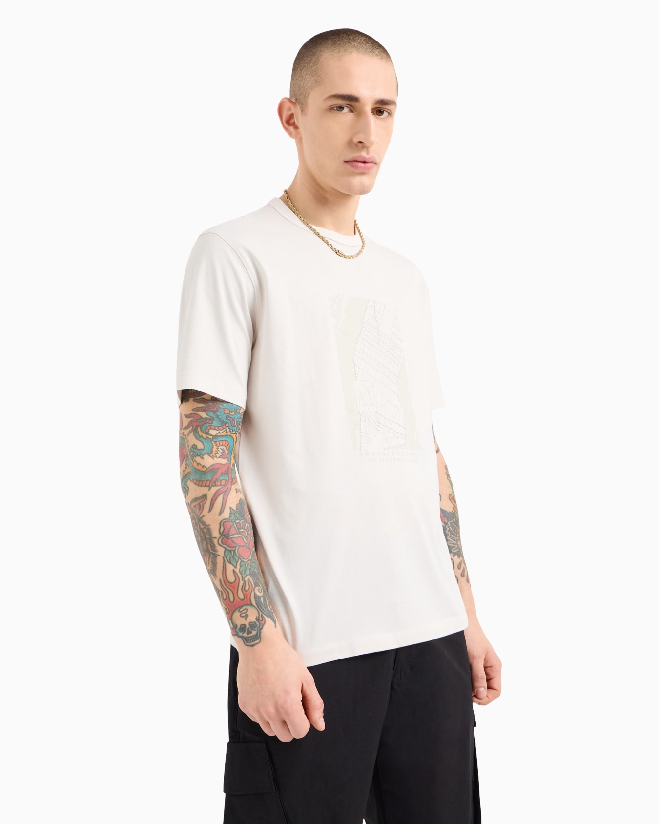 Regular fit T-shirt with logo  Diapositiva 1