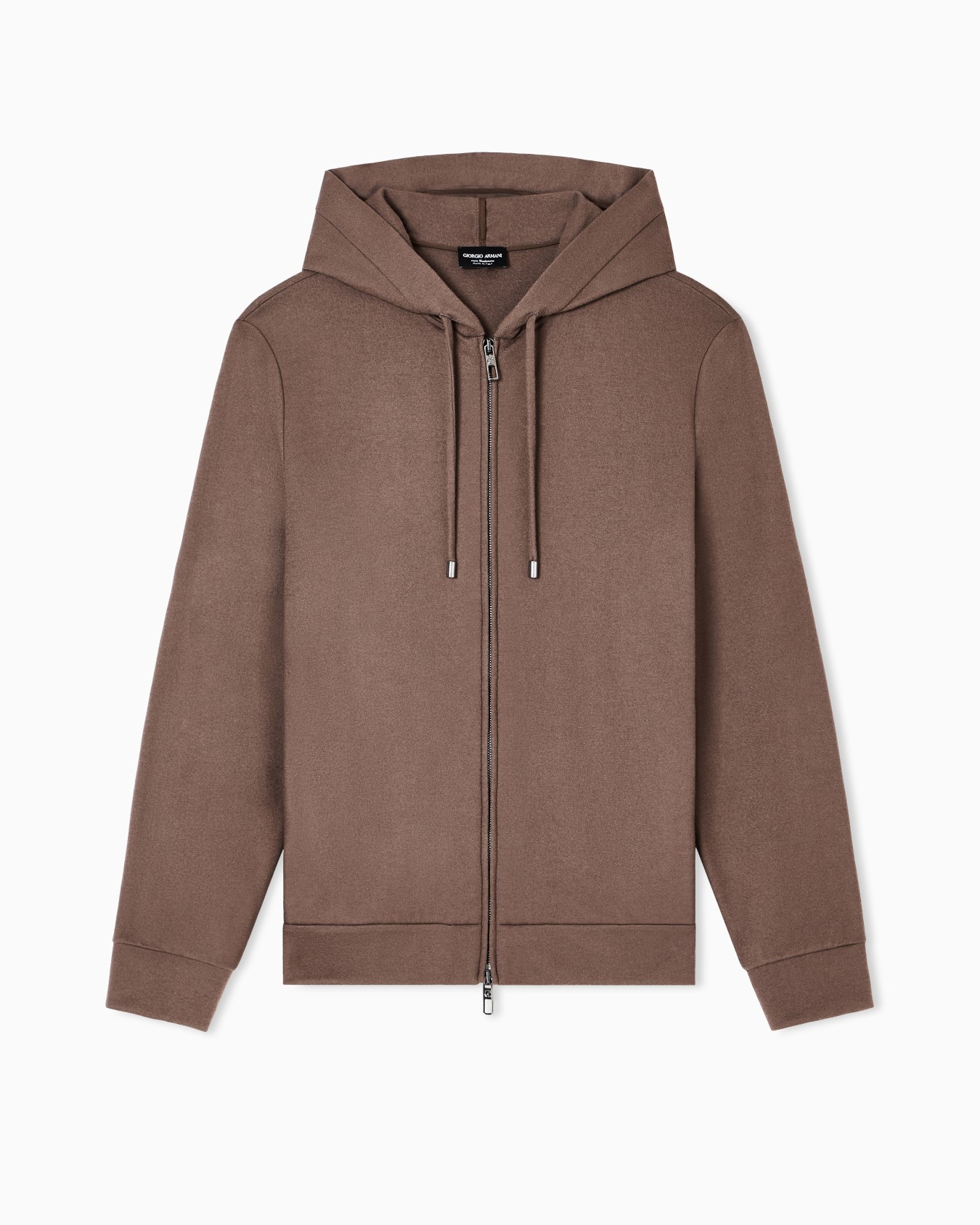 Sweatshirt mit Kapuze aus reinem Kaschmir Folie 0