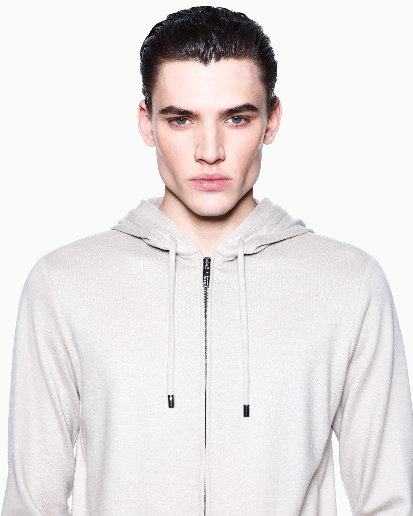 Sudadera con capucha de punto de cachemir puro ASV Diapositiva 4