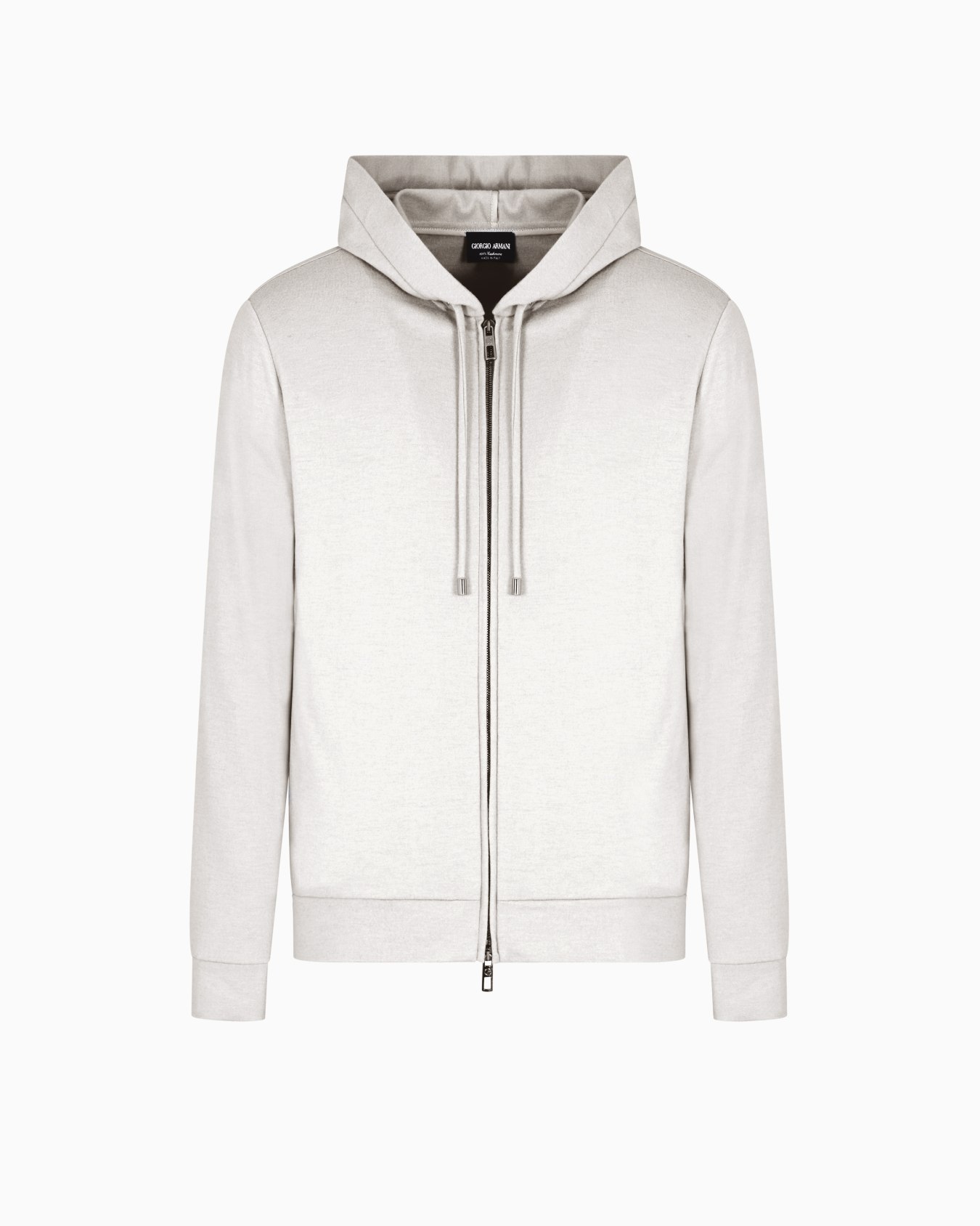 Sudadera con capucha de punto de cachemir puro ASV Diapositiva 0