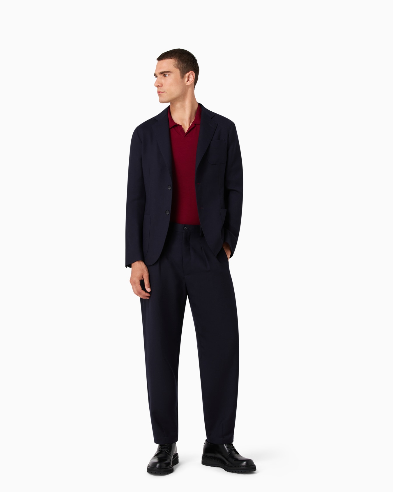 ASV stretch viscose jersey short-sleeved polo shirt Slide 3