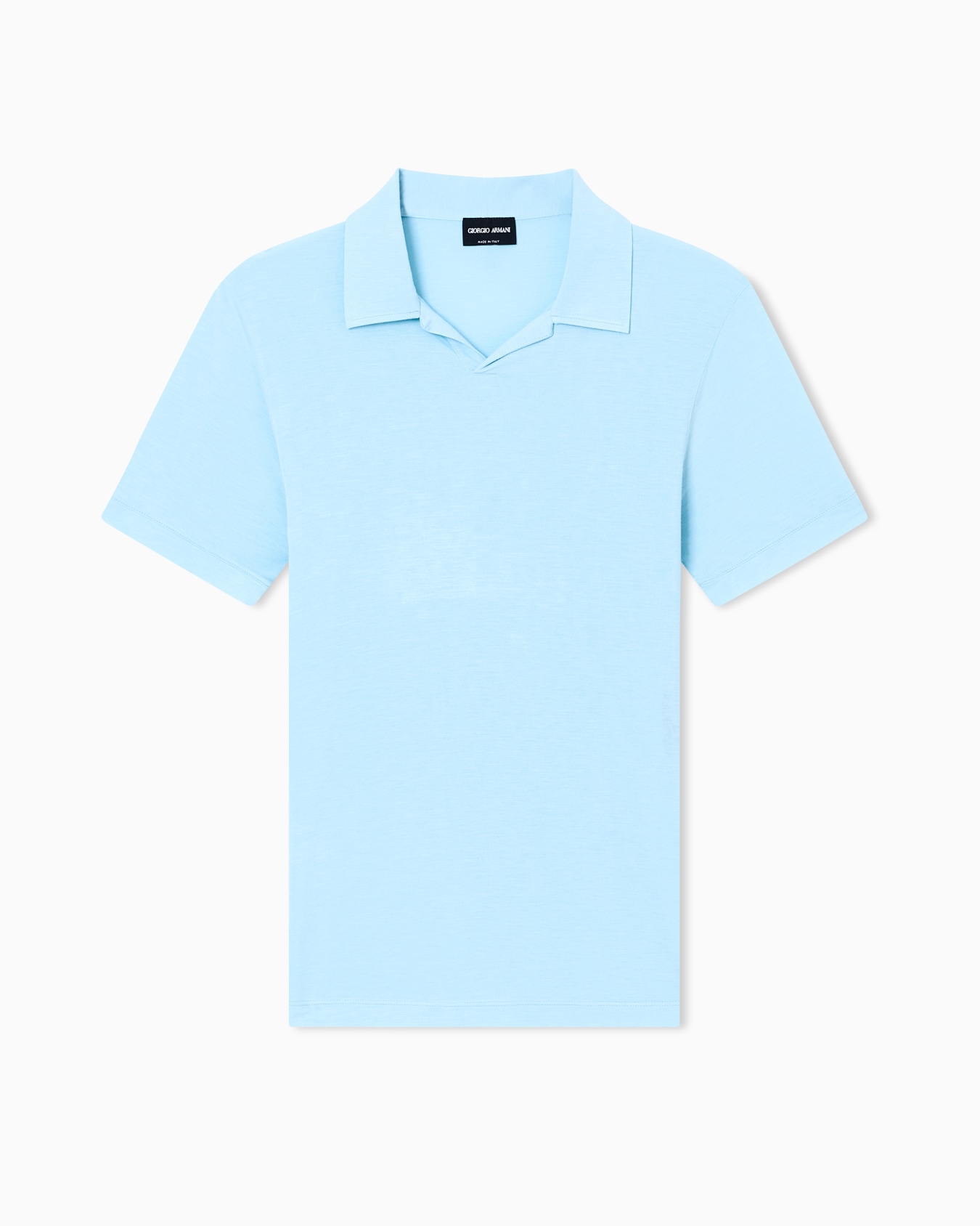 Polo de manga corta de punto elástico de viscosa ASV Diapositiva 0