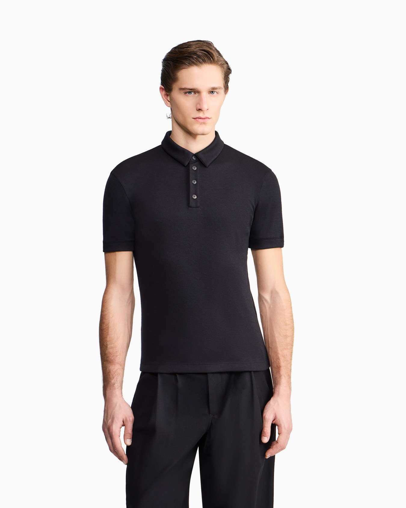 ASV pure cashmere interlock polo shirt Slide 3