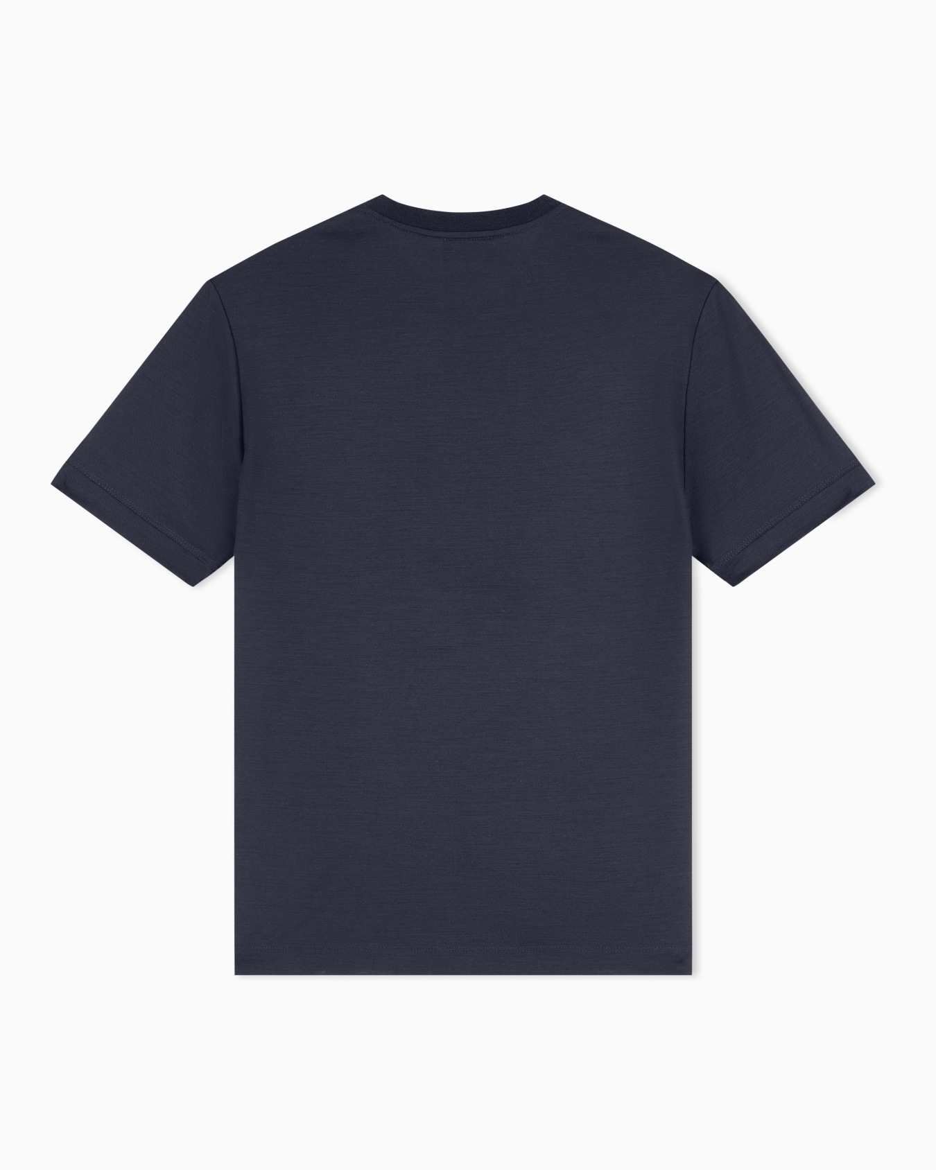 Pure virgin-wool piqué T-shirt Slide 2