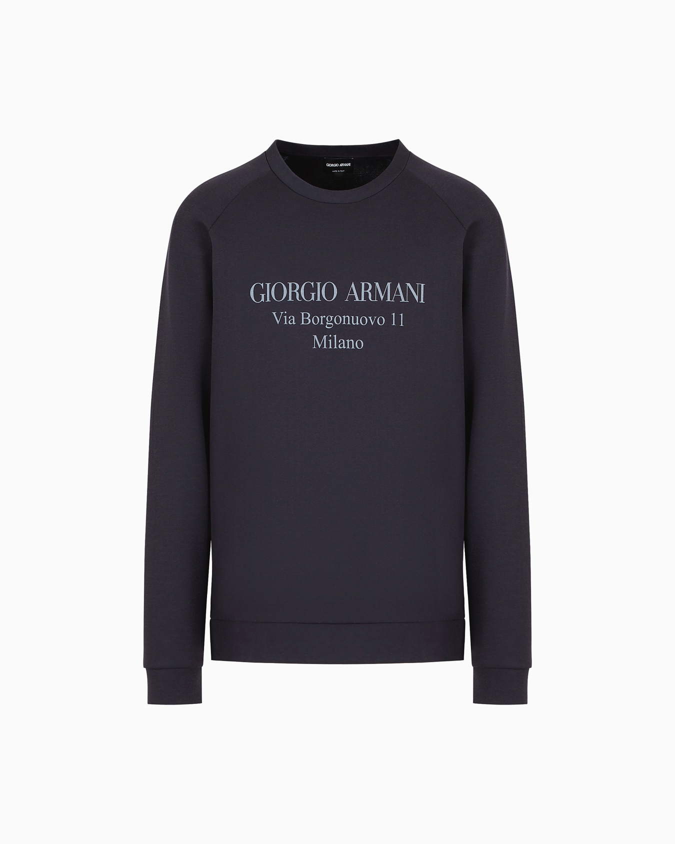 Borgonuovo 11 sweatshirt in cotton double jersey Slide 0