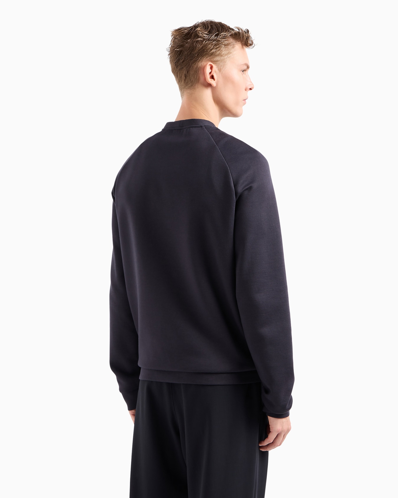 Borgonuovo 11 sweatshirt in cotton double jersey Slide 2