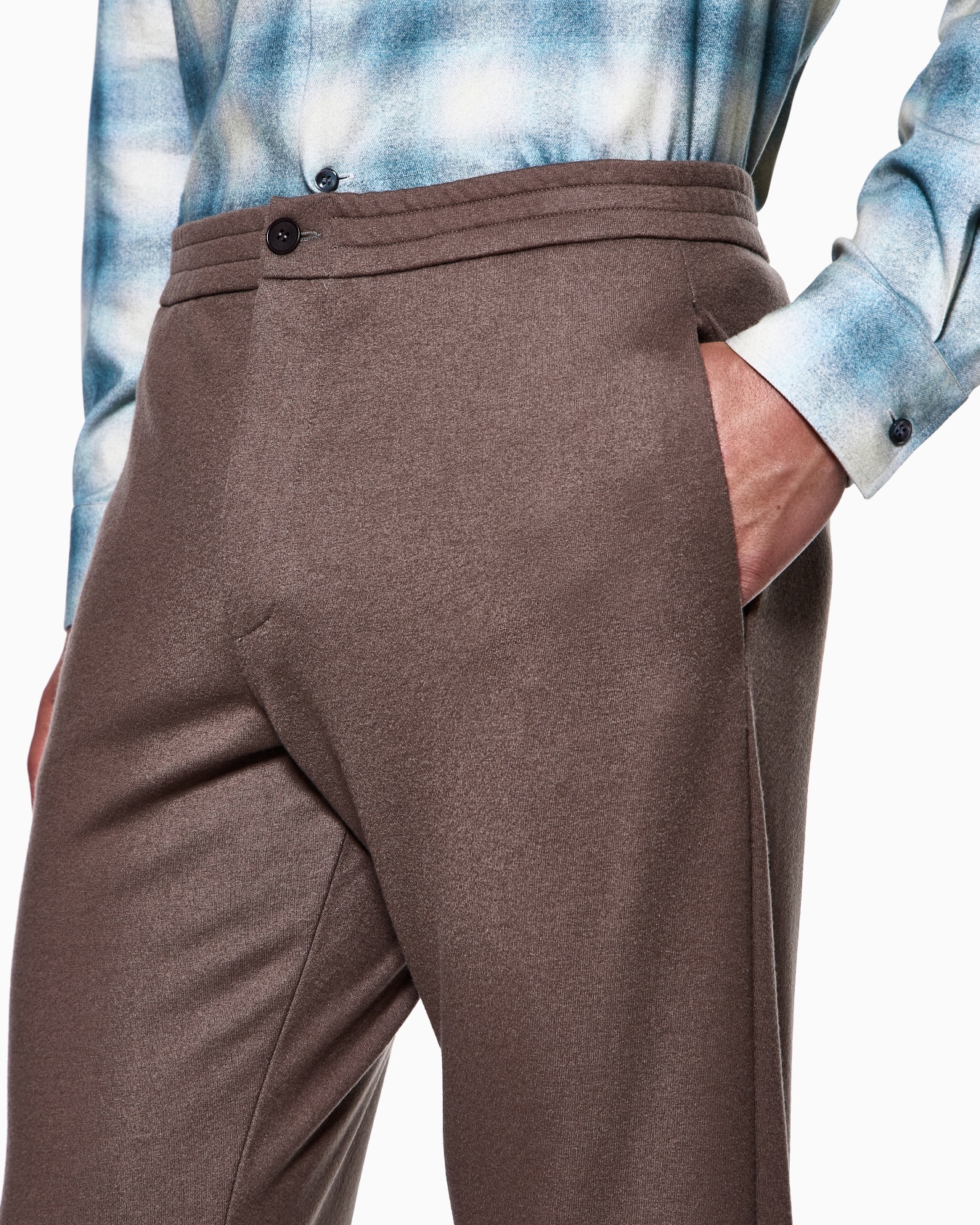 Pantalones de punto de cachemir puro ASV Diapositiva 4