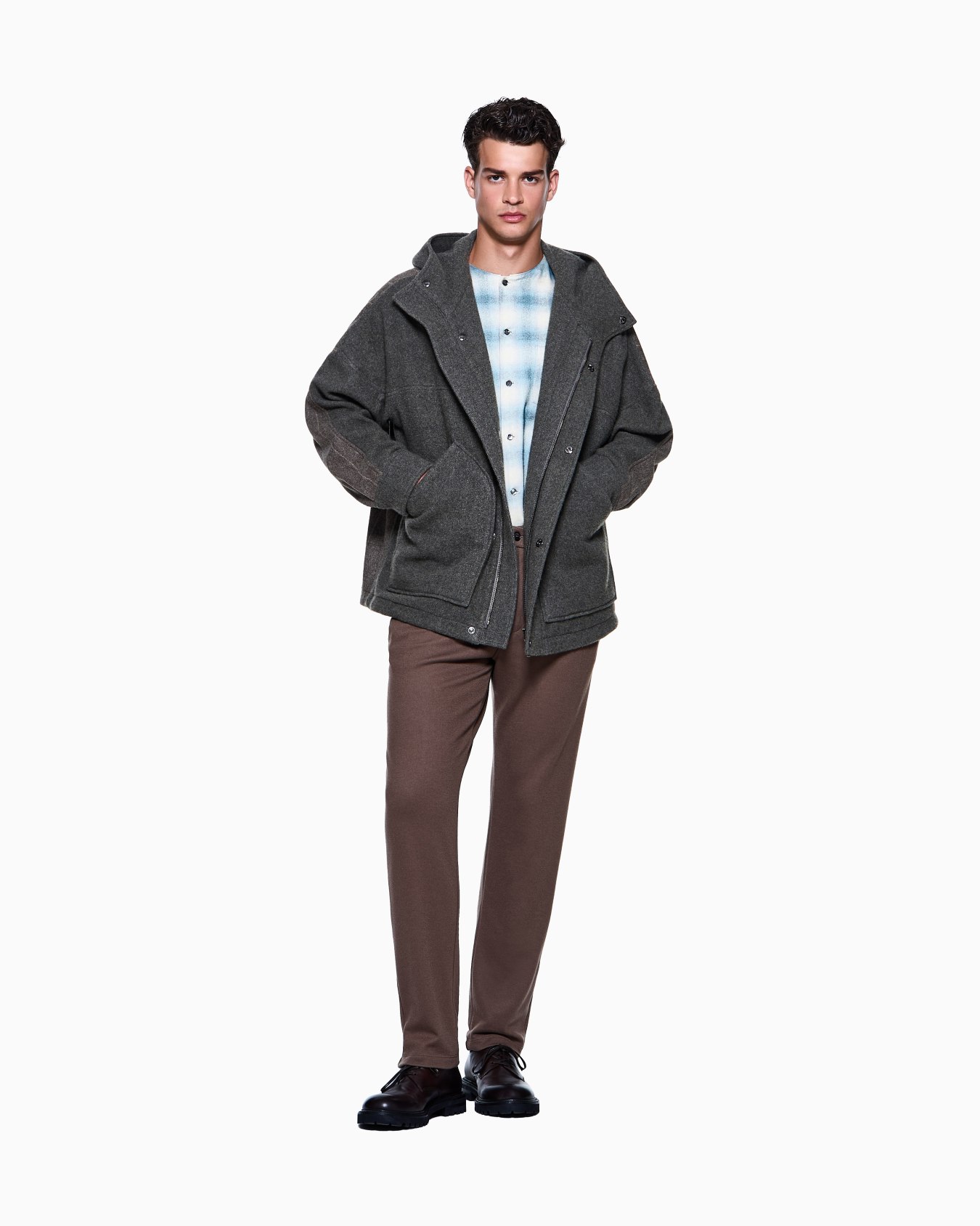 Pantalones de punto de cachemir puro ASV Diapositiva 1