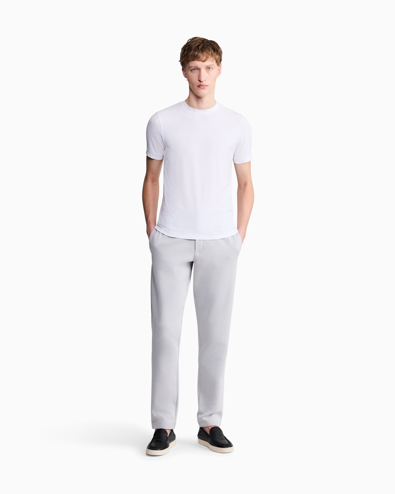 Cotton double-jersey trousers Slide 1