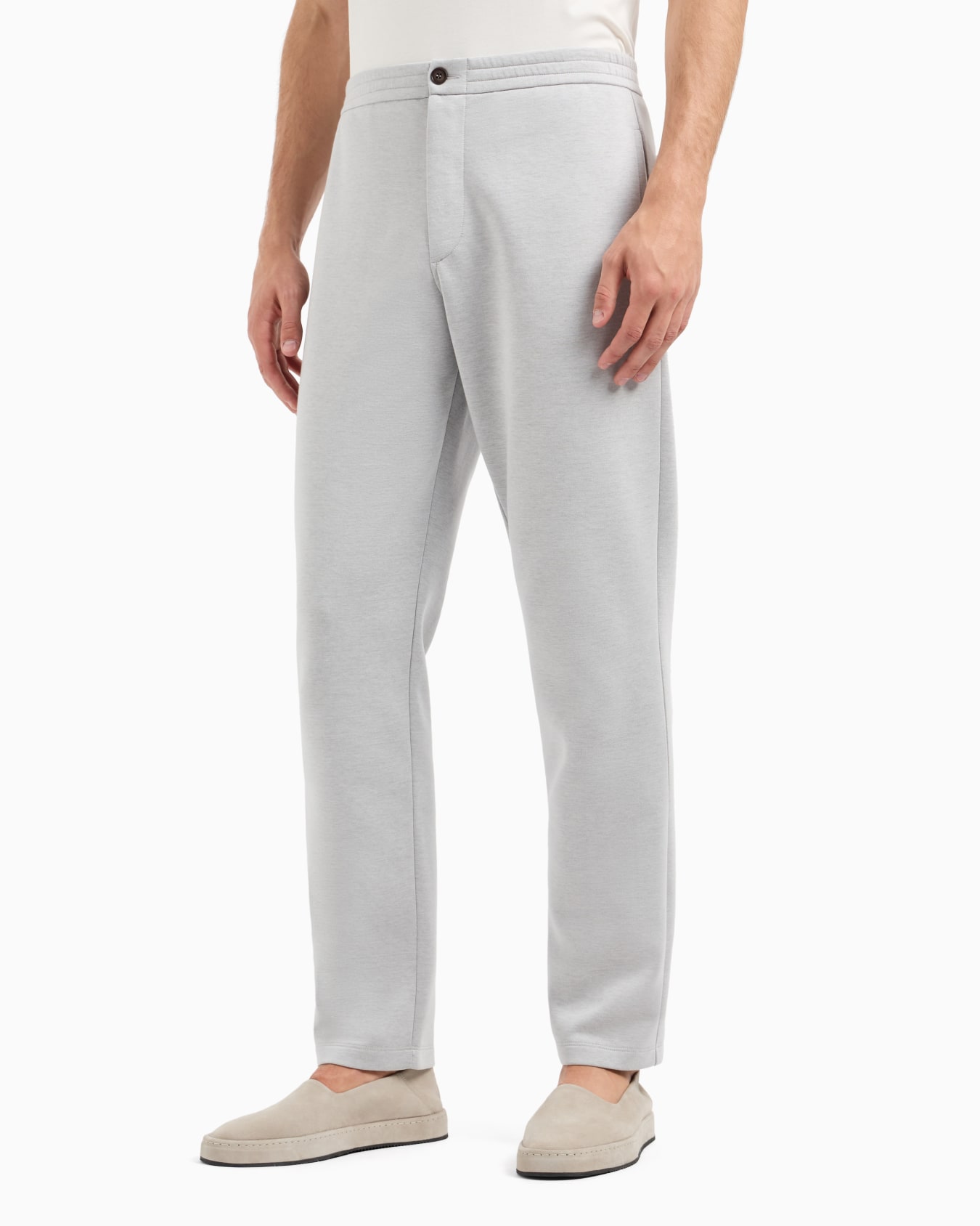 Cotton double-jersey trousers Slide 3