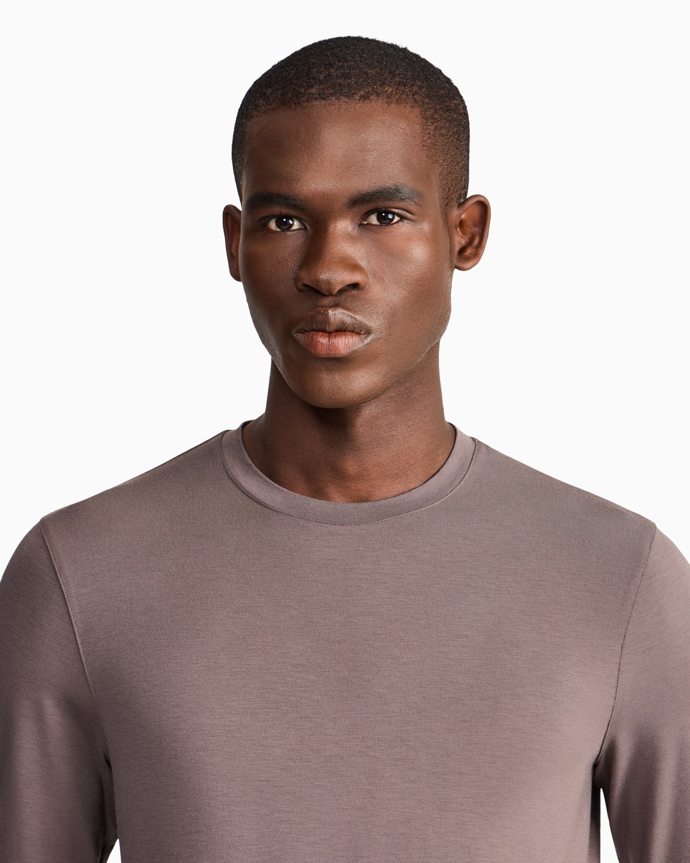 Pull en jersey de viscose stretch à col rond exclusivité web Diapositive 6