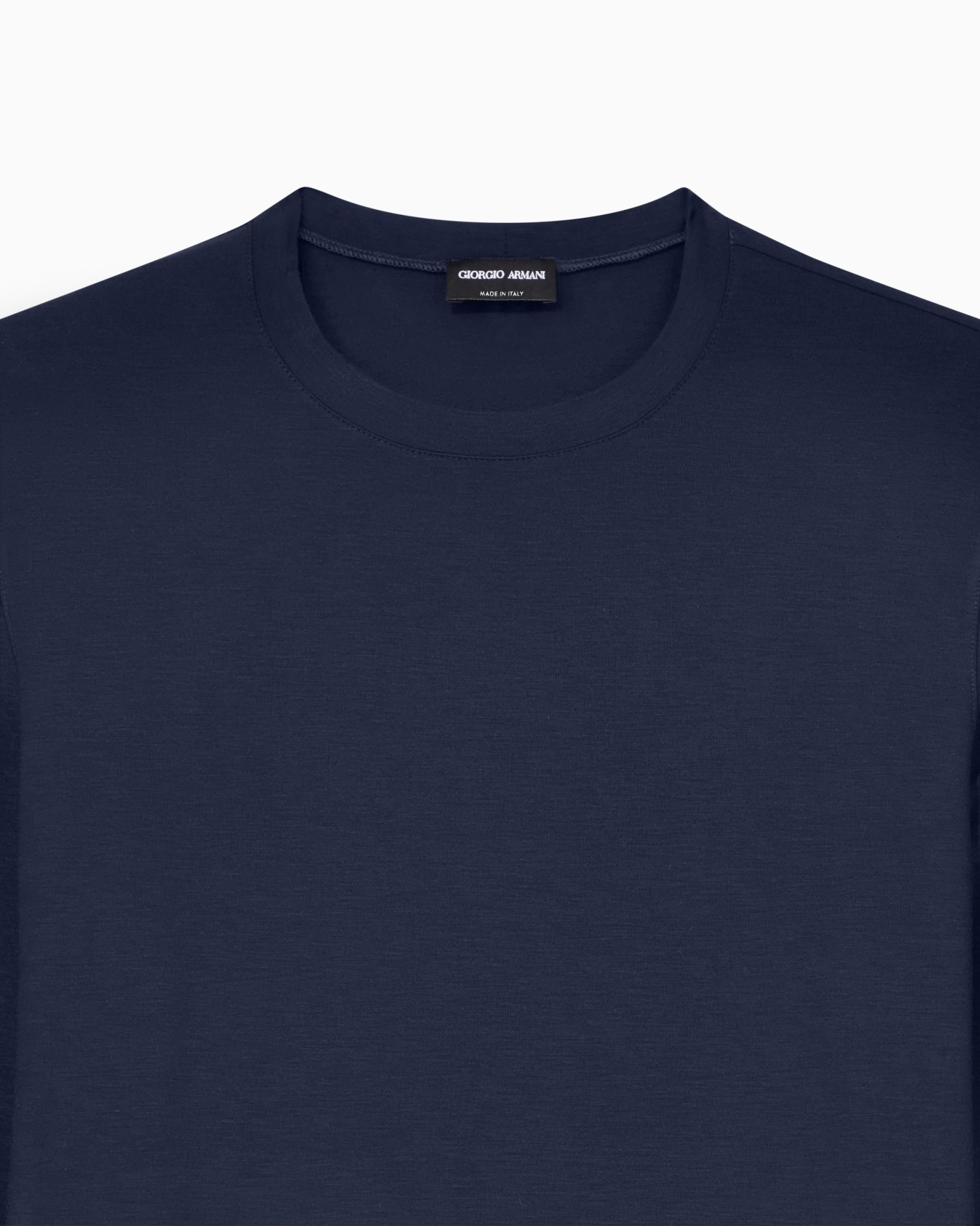 ASV stretch viscose jersey jumper with crew neck and long sleeves Slide 4