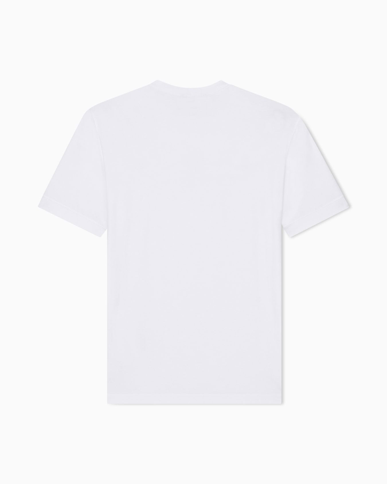 T-shirt à col rond en jersey de viscose stretch avec broderie ASV Diapositive 2