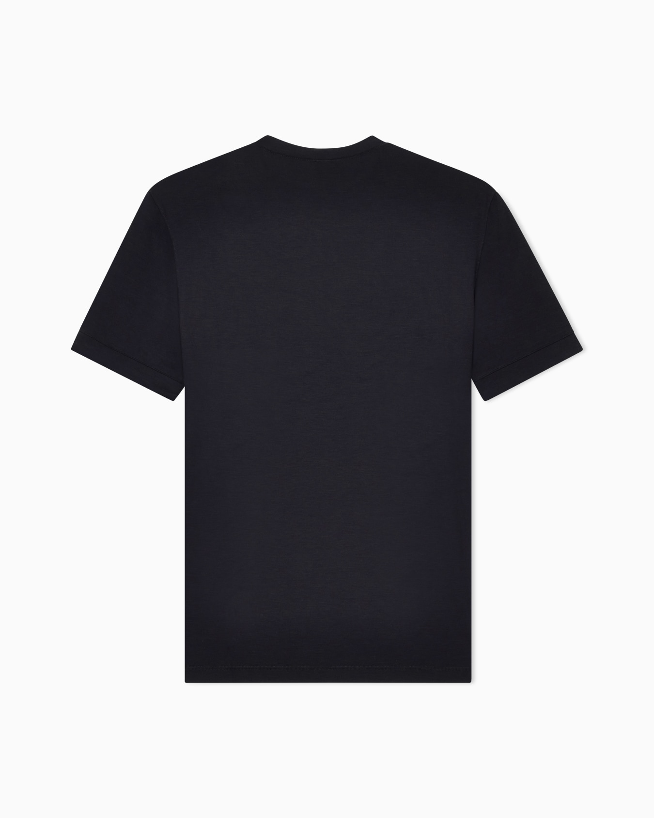 T-shirt à col rond en jersey de viscose stretch avec broderie ASV Diapositive 2