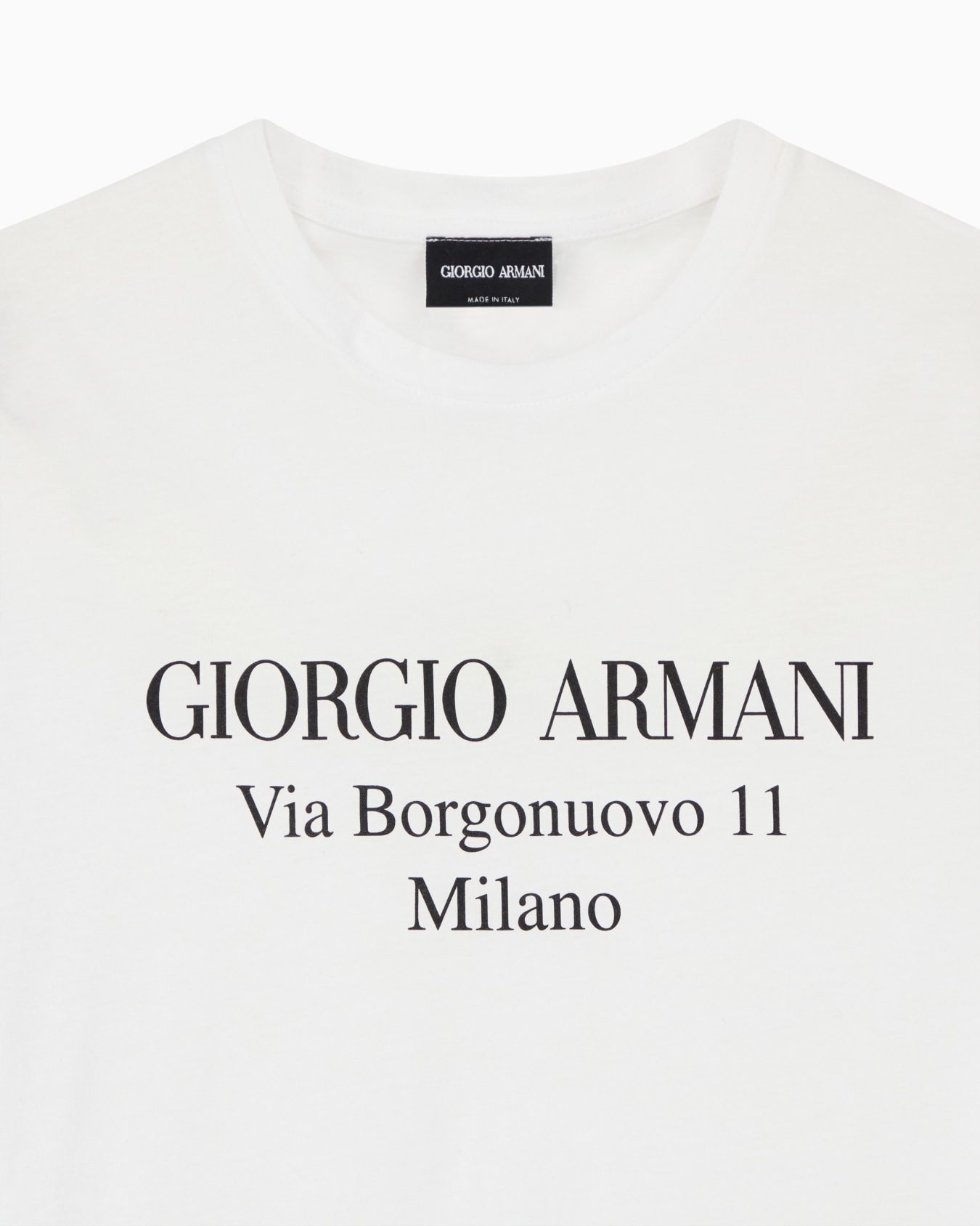 T-shirt girocollo Borgonuovo 11 in jersey di cotone Pima Slide 4
