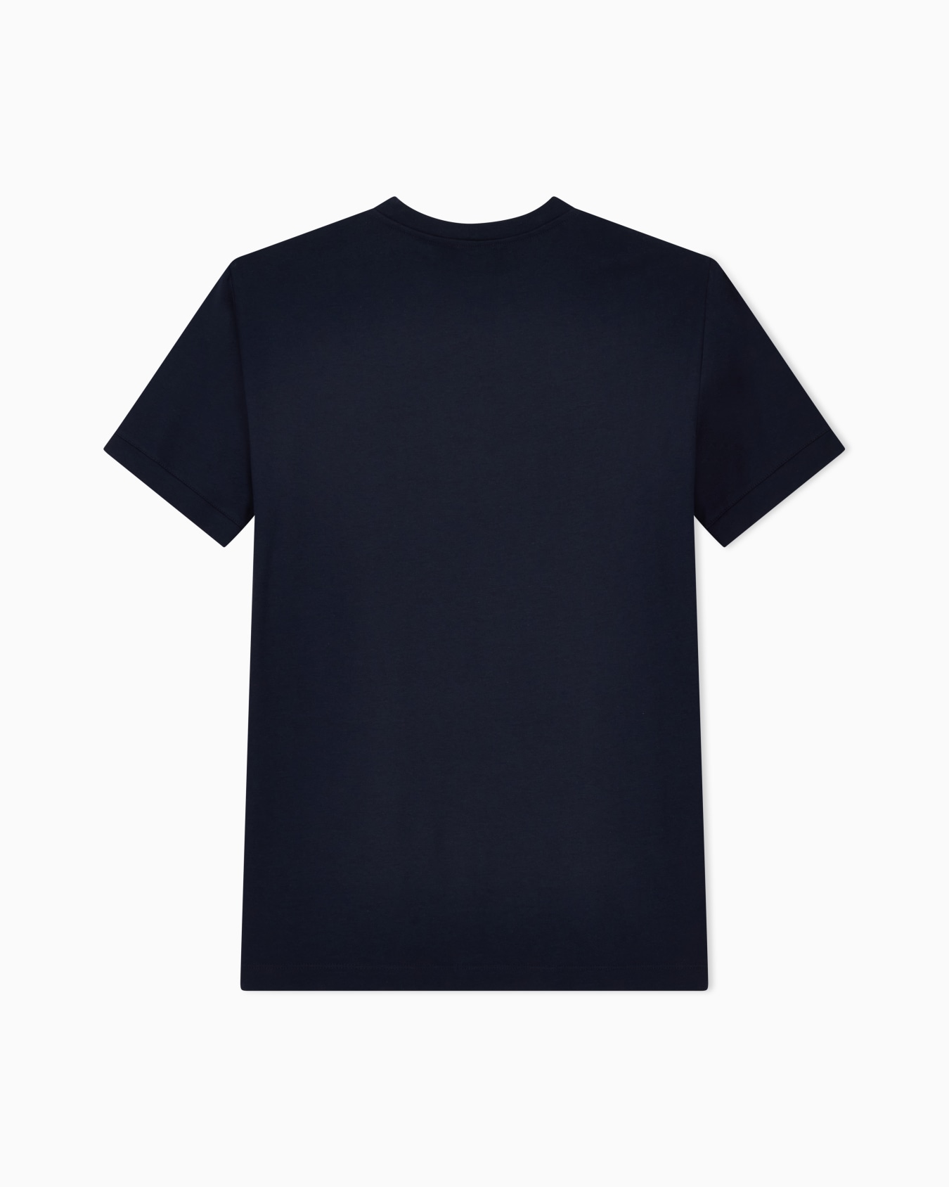 Borgonuovo 11 crew-neck T-shirt in Pima cotton jersey Slide 2