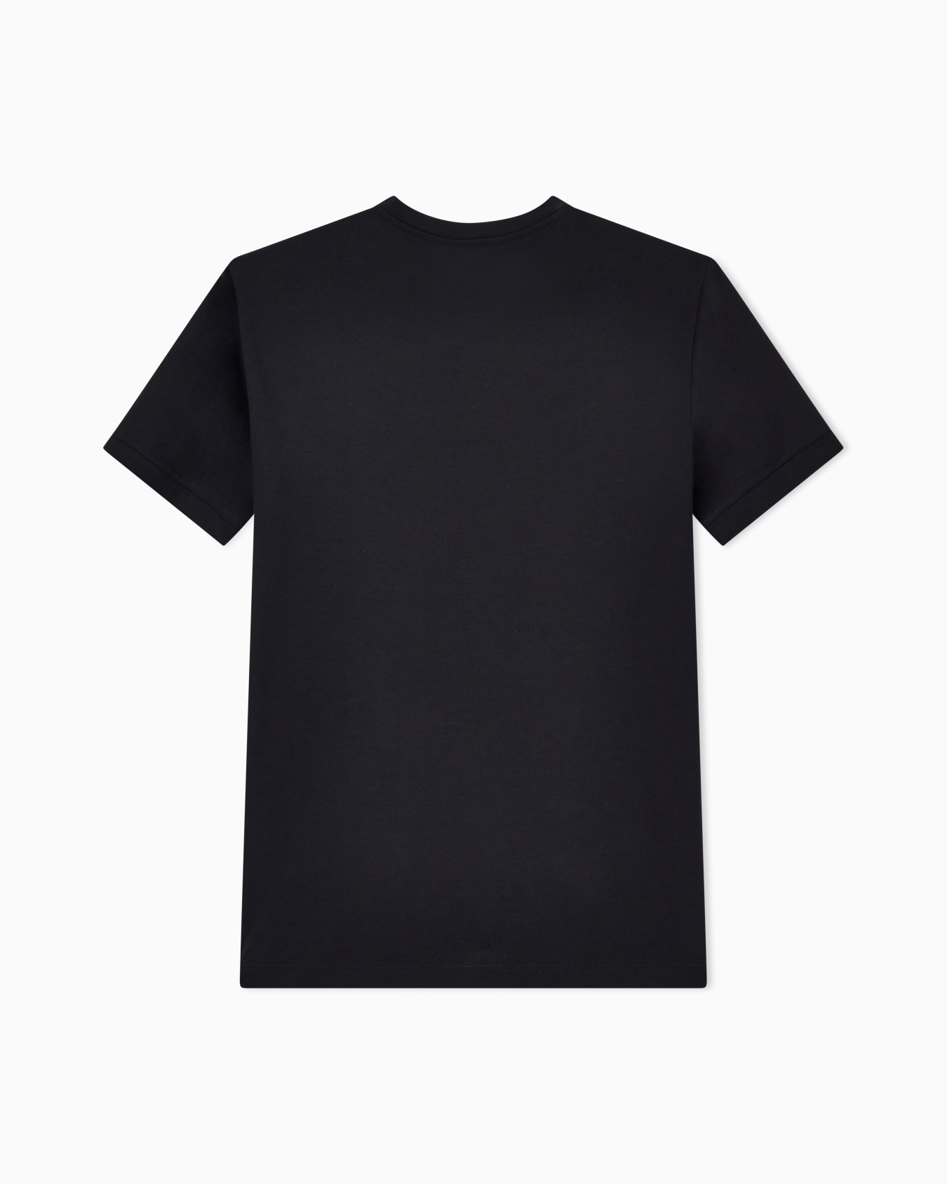 Borgonuovo 11 crew-neck T-shirt in Pima cotton jersey Slide 2