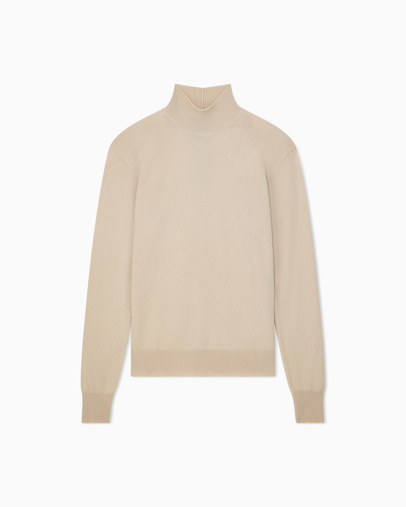 Pure cashmere roll neck sweater Slide 0