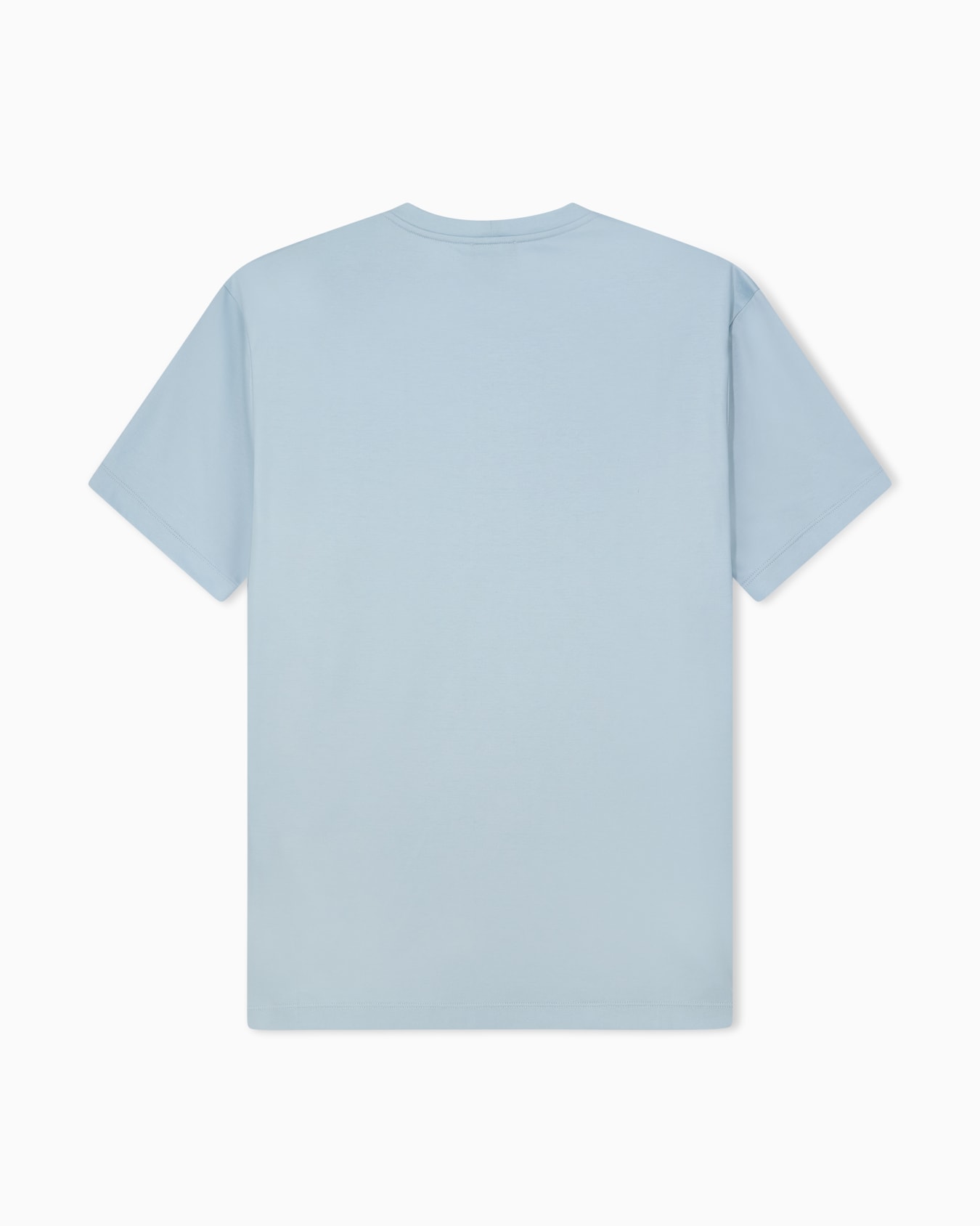 Cotton-interlock T-shirt with embroidered logo Slide 2