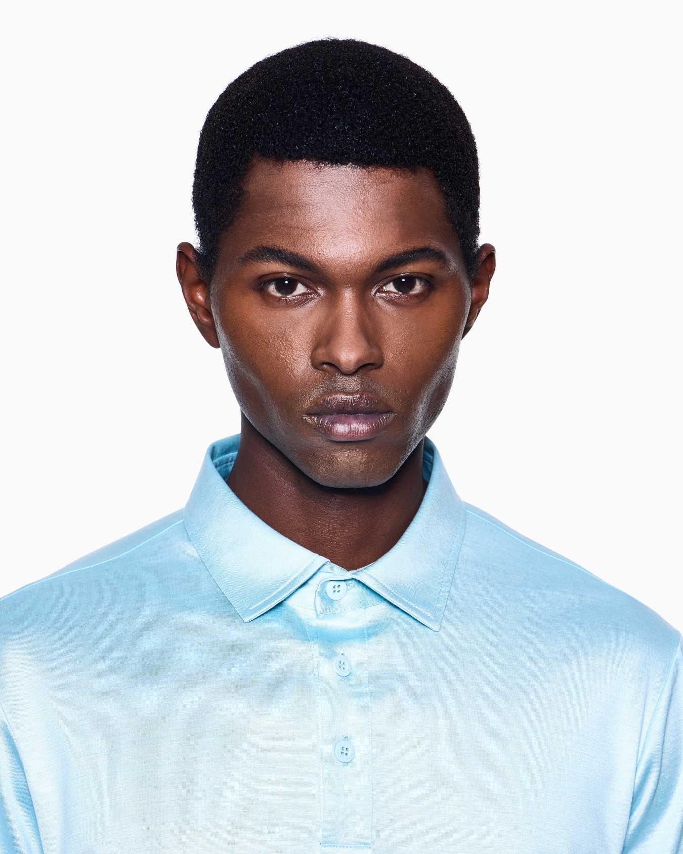 Silk and cotton-mélange jersey polo shirt Slide 4