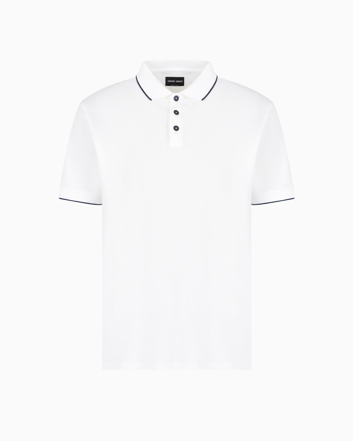 Polo de piqué de algodón de hilo de Escocia Diapositiva 0
