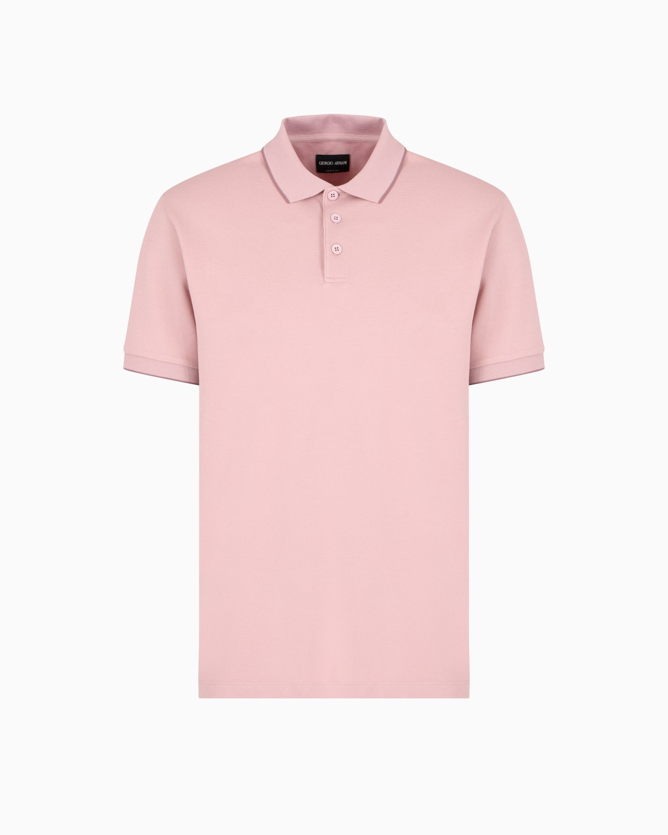 Piqué polo shirt in lisle cotton yarn Slide 0