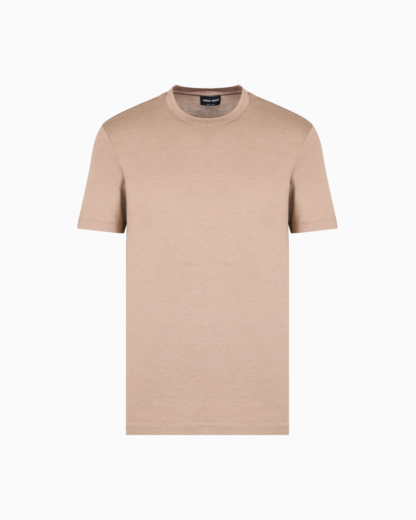 Camiseta de punto jersey de mezcla de seda y algodón Diapositiva 0