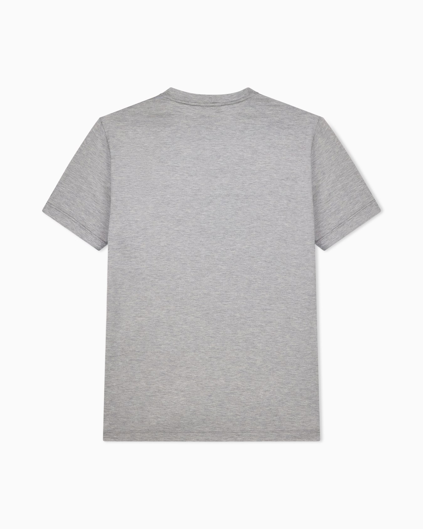 Plain-knit jersey T-shirt in a silk-and-cotton blend Slide 2