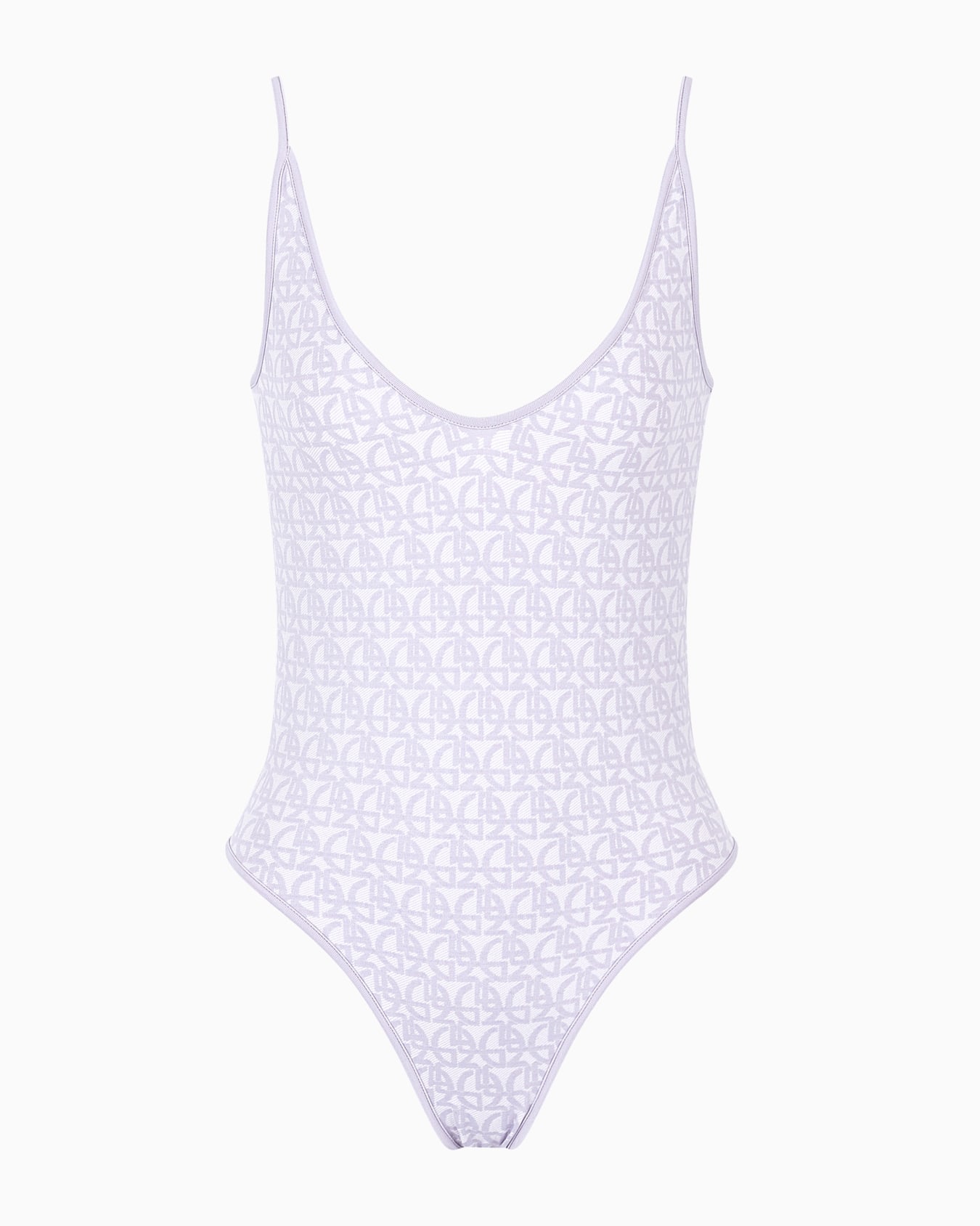 Monogram jacquard bodysuit Slide 0