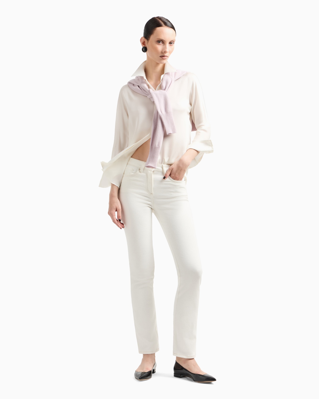 Denim Collection Jeans 5-tasche in denim di cotone stretch Slide 3