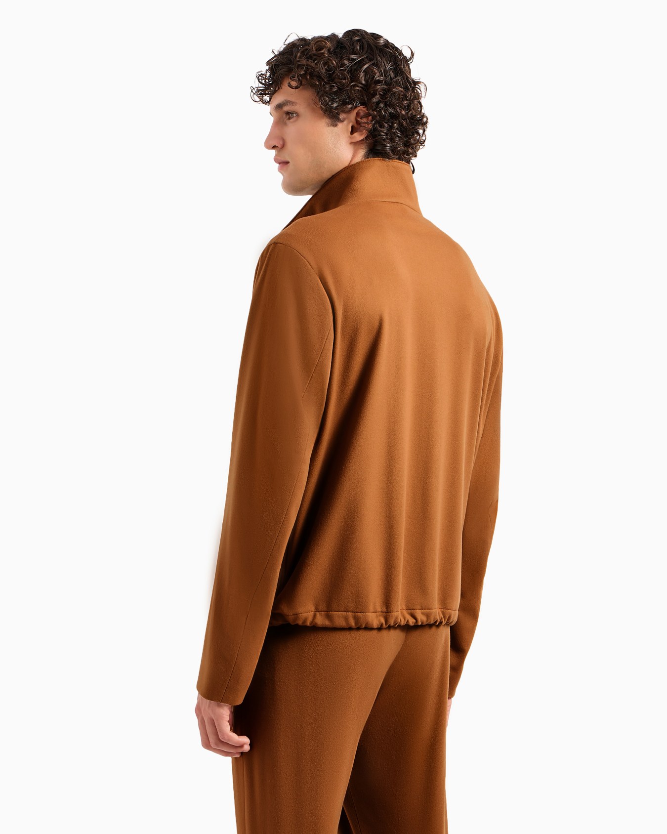 Giorgio Armani Vicuña Blouson in panno leggero di pura vicuña Slide 2