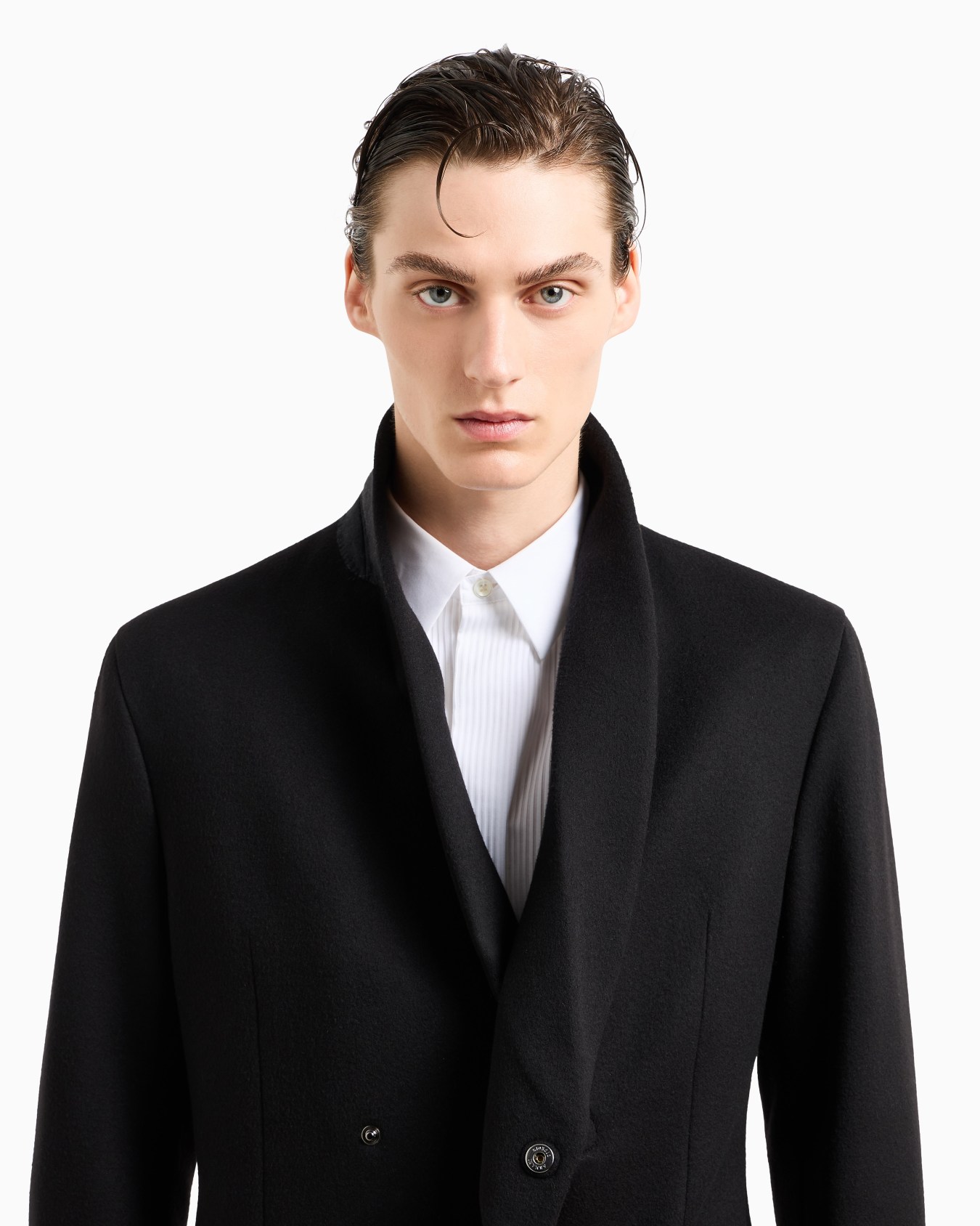 Manteau croisé en cachemire double Giorgio’s ASV Diapositive 4