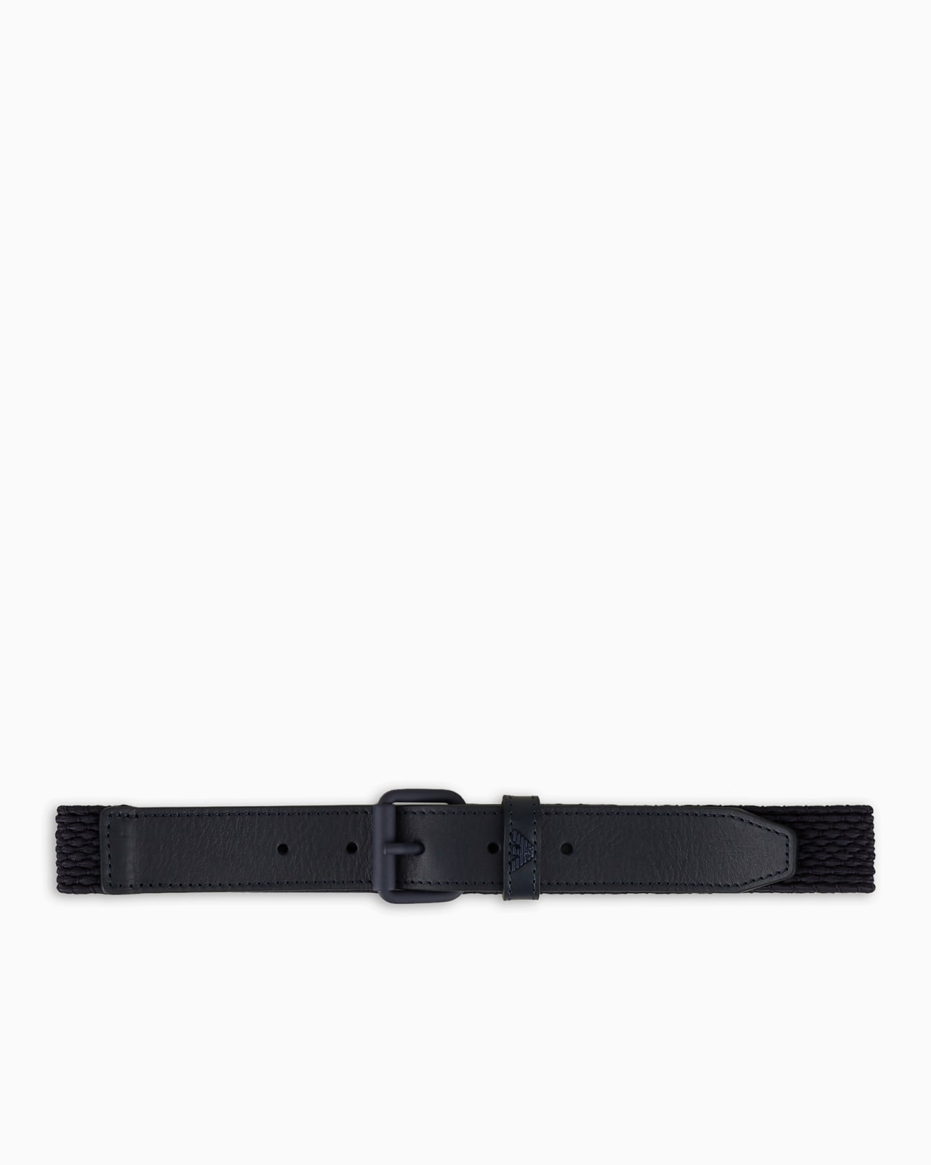 Braided belt with leather detail Slide 2
