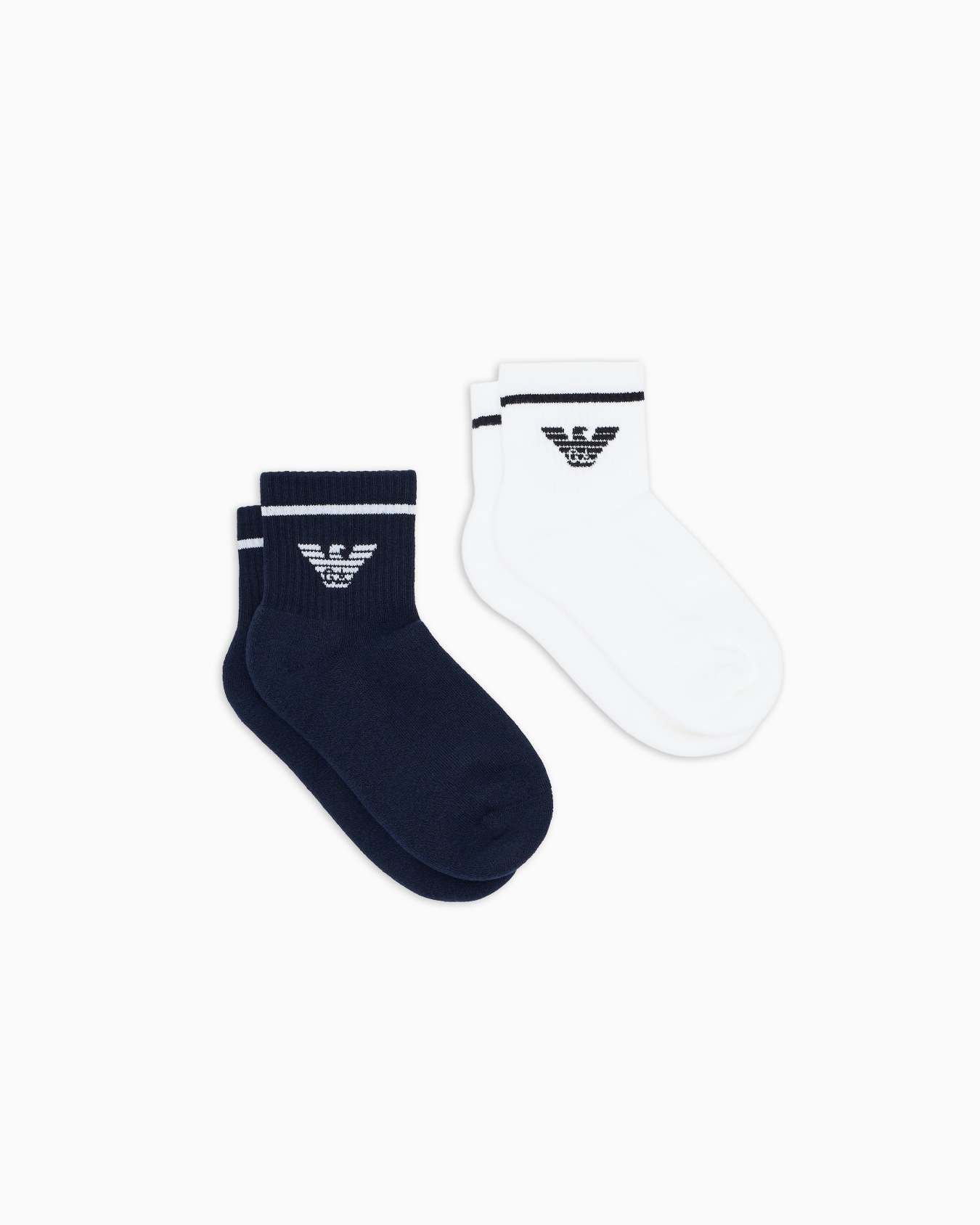 Lot de 2 paires de chaussettes en éponge avec aigle jacquard Diapositive 0