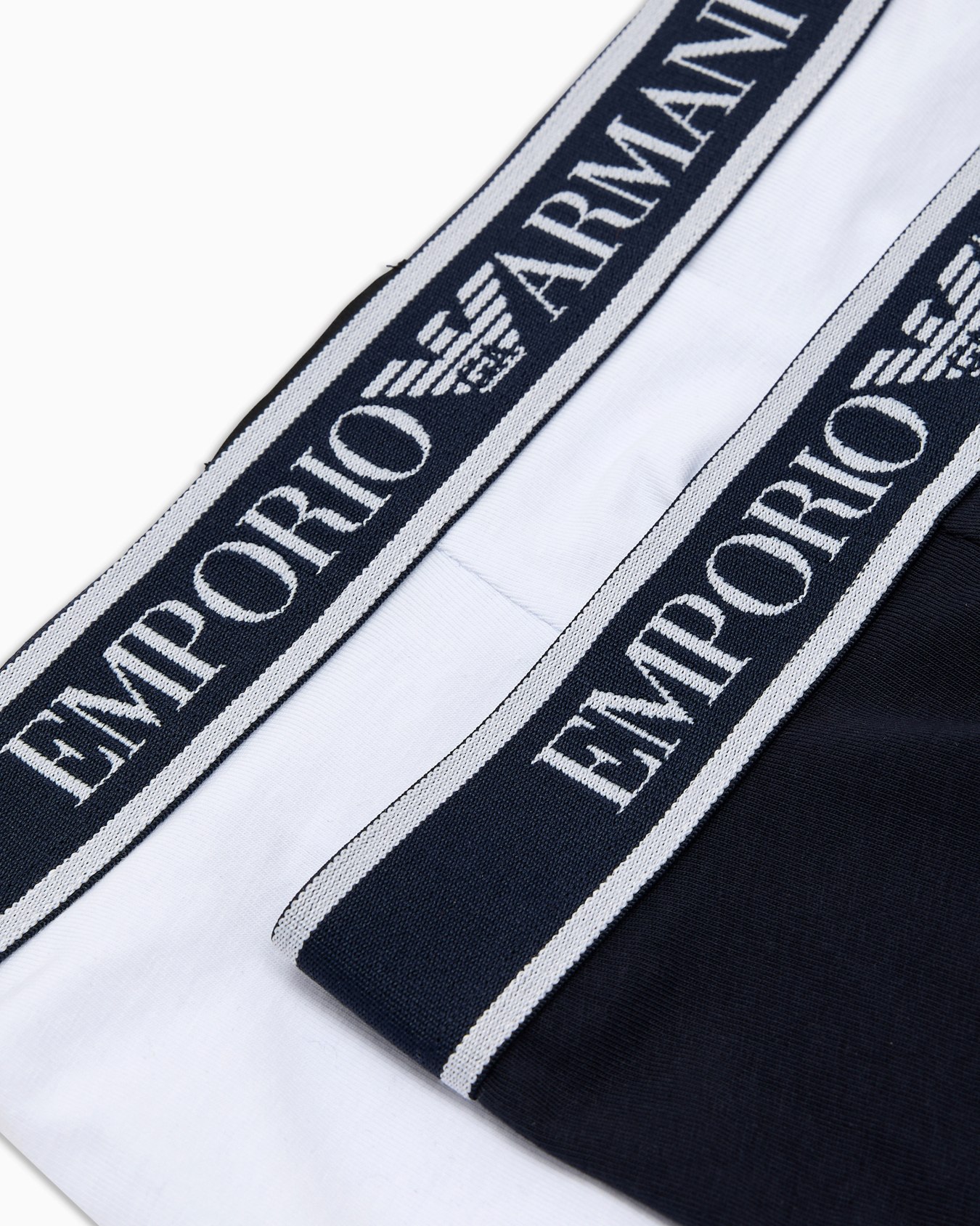 Lot composé de 2 boxers courts en jersey logotypés à la taille Diapositive 1