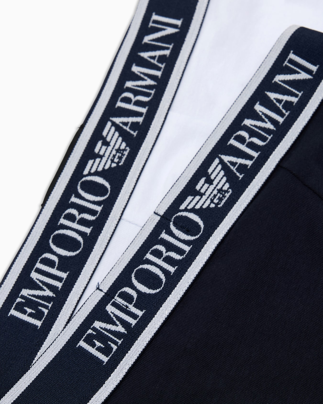 Two-pack of jersey boxer briefs with logo waistband Slide 3