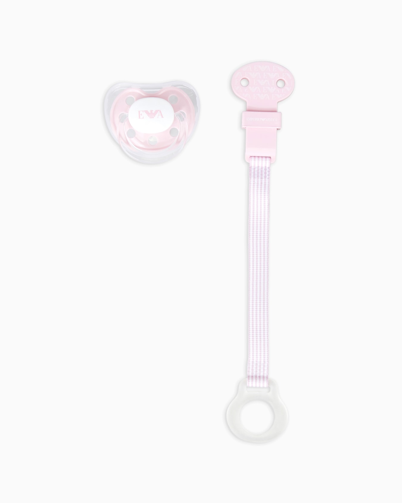 Baby care set with dummy and strap Slide 0