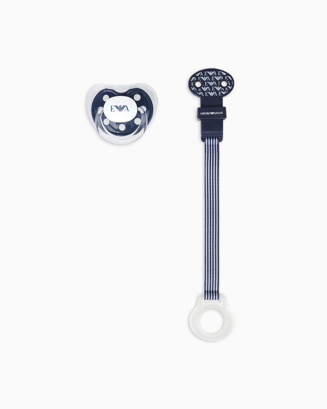 Baby care set with dummy and strap Slide 0