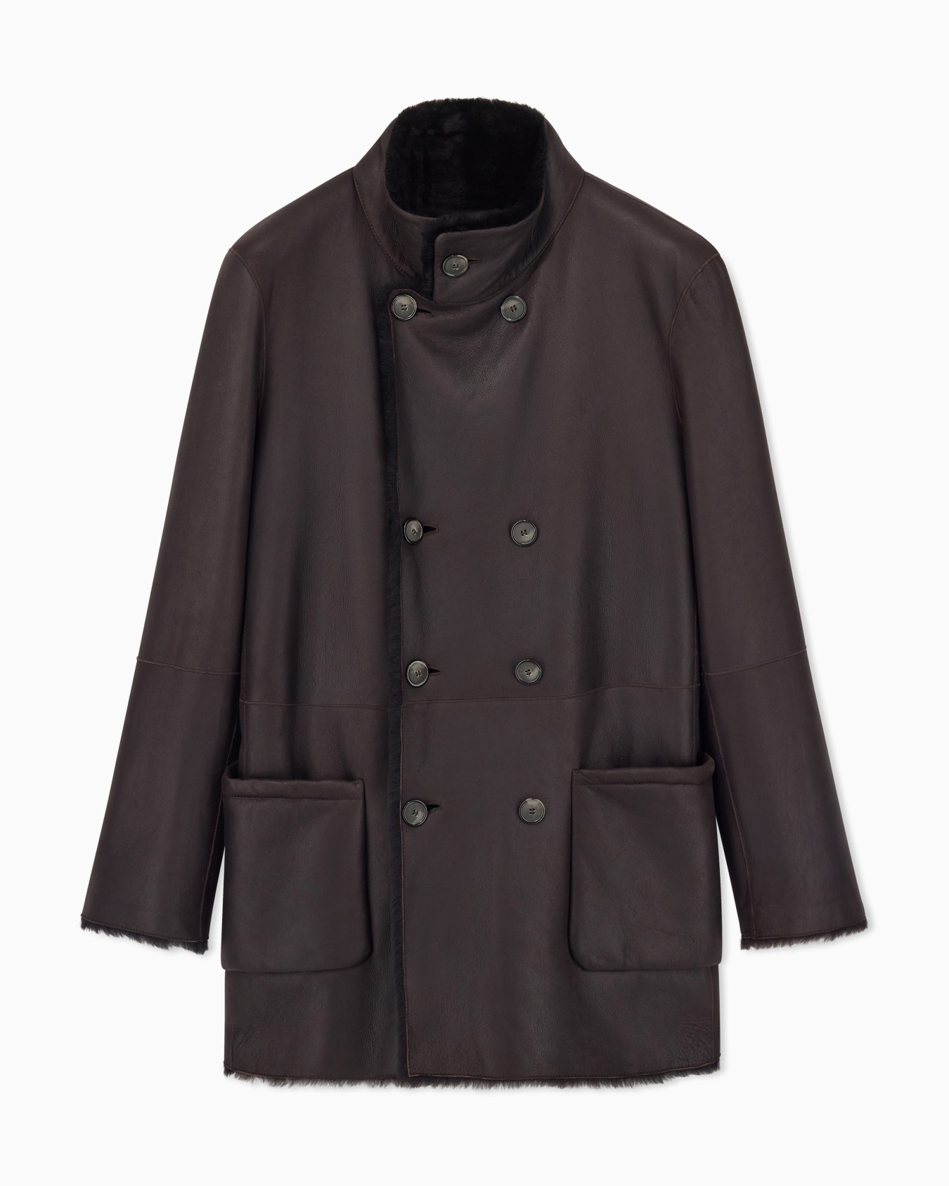 Doppelreihiger Wende-Caban aus Schaffell Folie 0