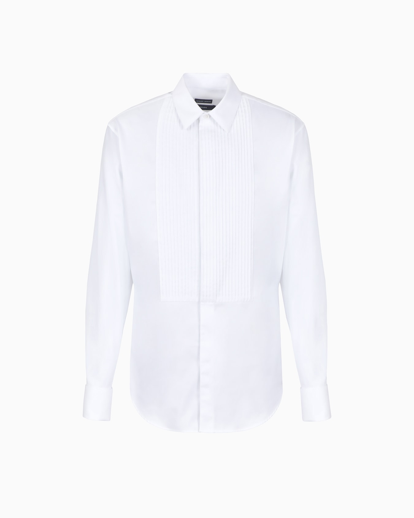 Pleated cotton shirt Slide 0