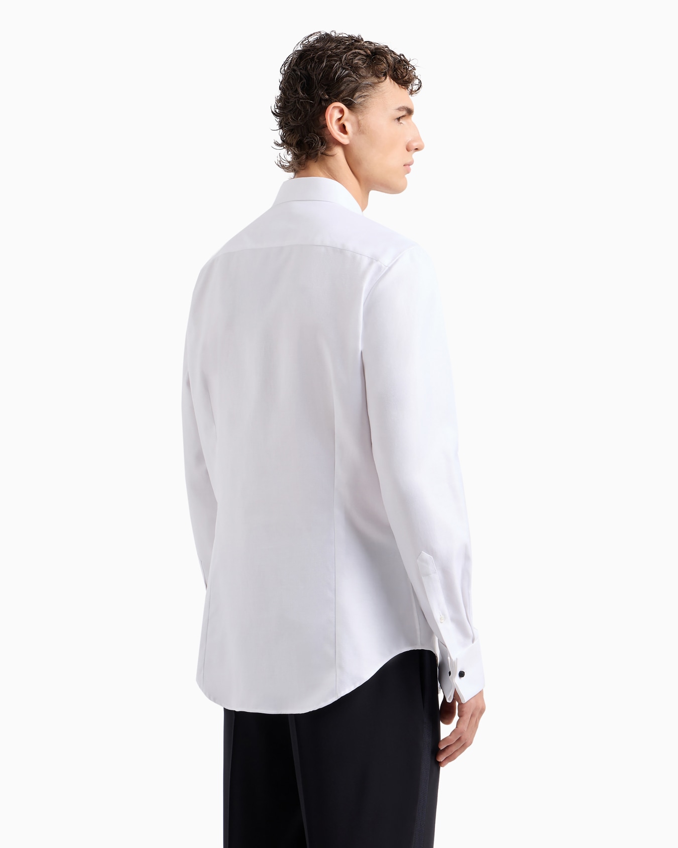 Pleated cotton shirt Slide 2