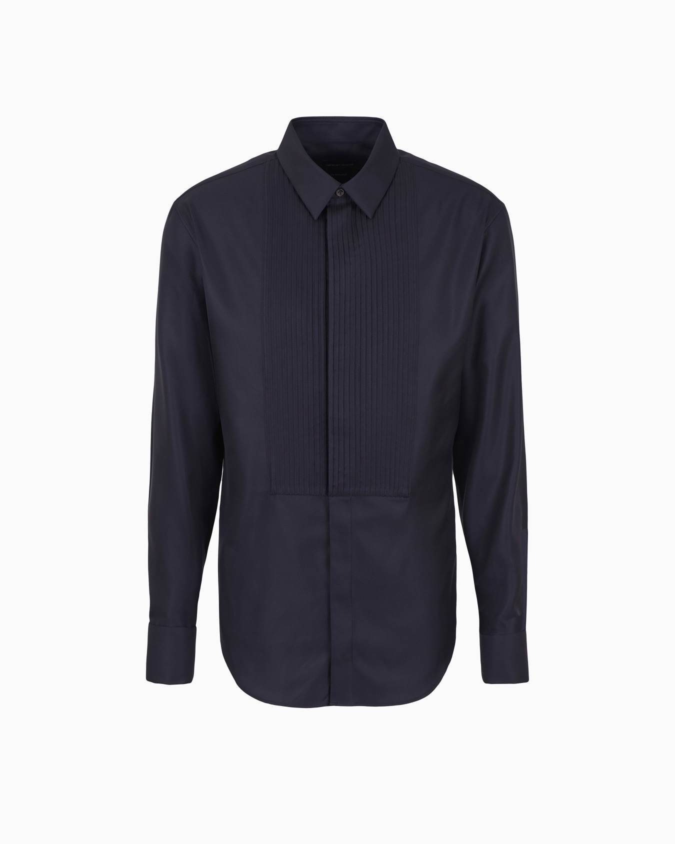 Pleated cotton shirt Slide 0