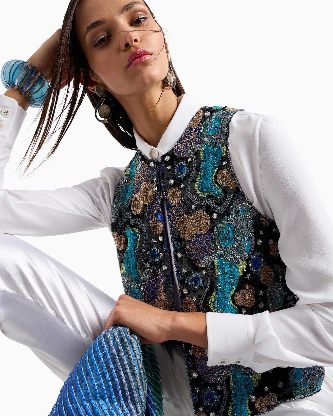 ASV classic shirt in organic silk Slide 5