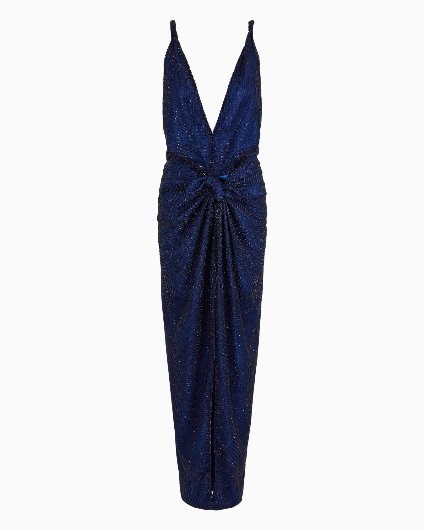 Embroidered long dress Slide 0