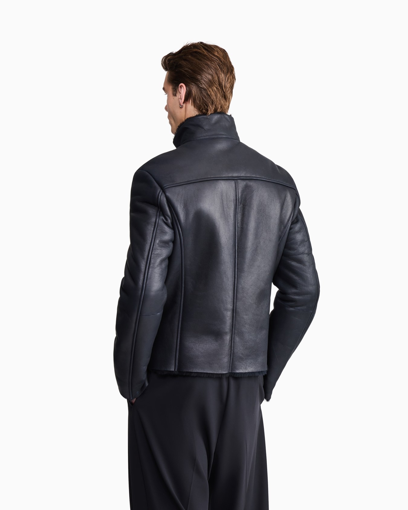 Zipped sheepskin blouson Slide 5