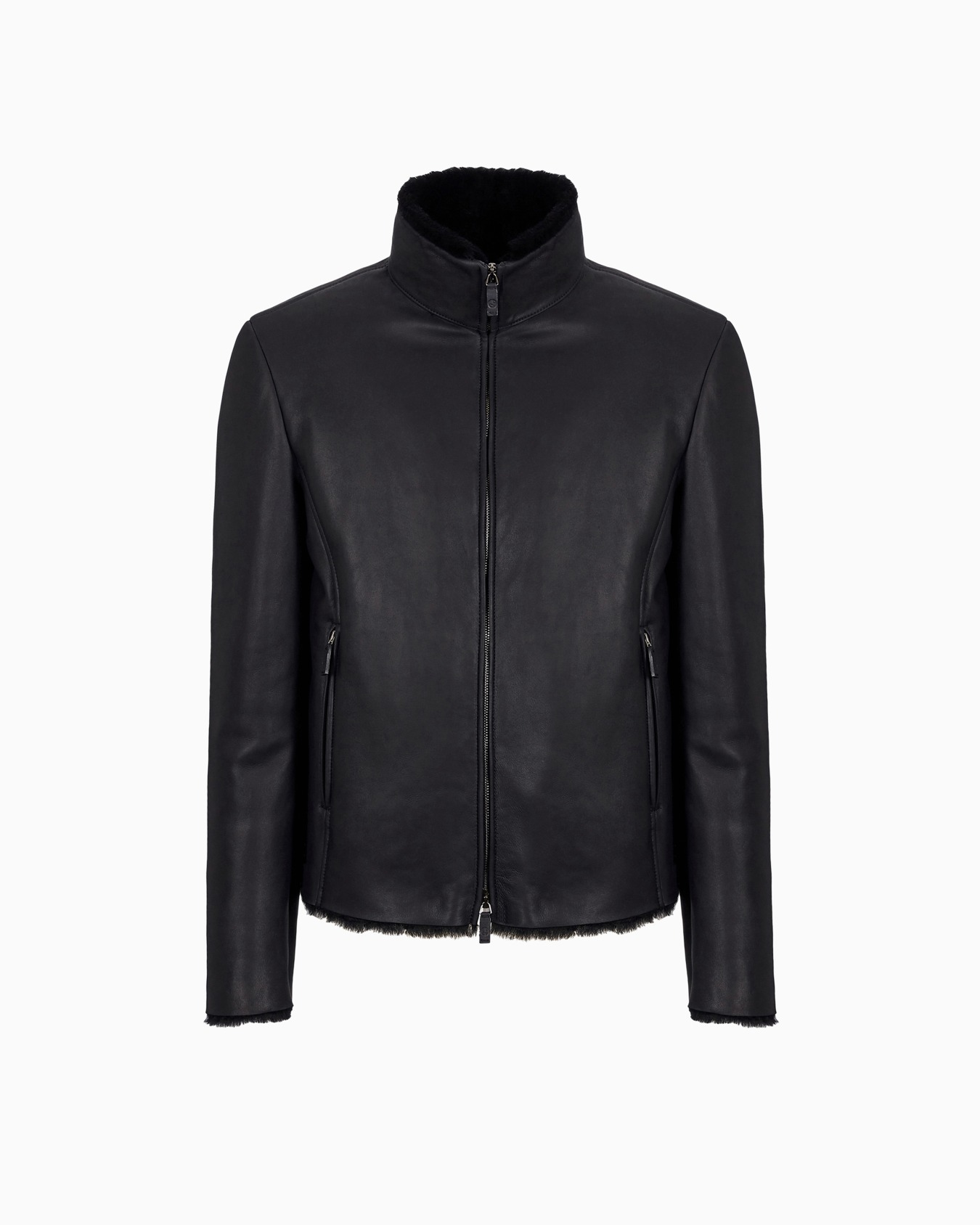 Zipped sheepskin blouson Slide 0