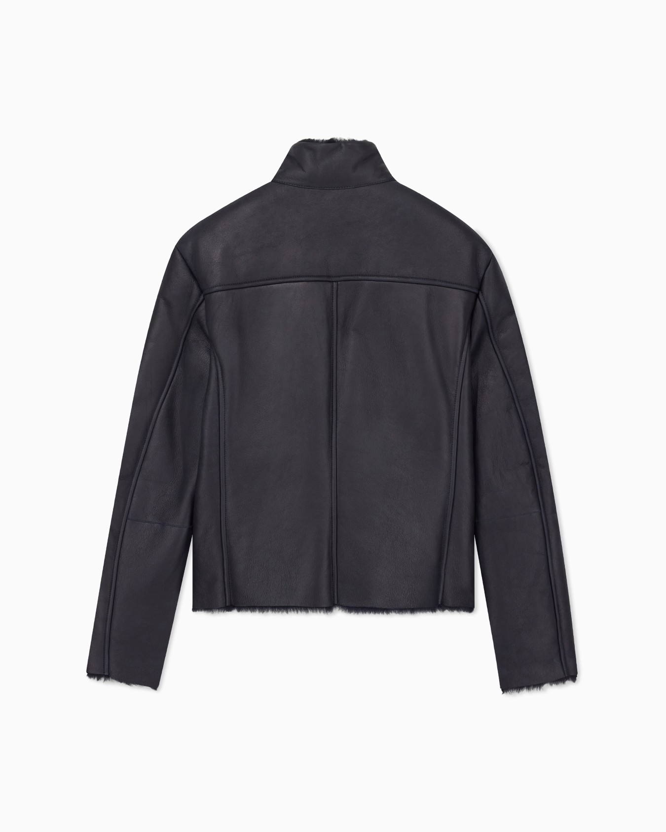 Zipped sheepskin blouson Slide 2