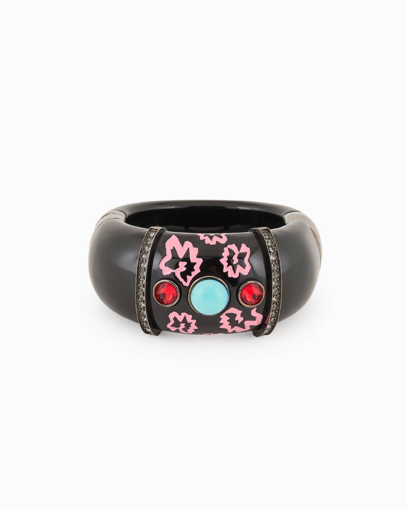 Armreifen aus Kunstharz mit Schmucksteinen Folie 0