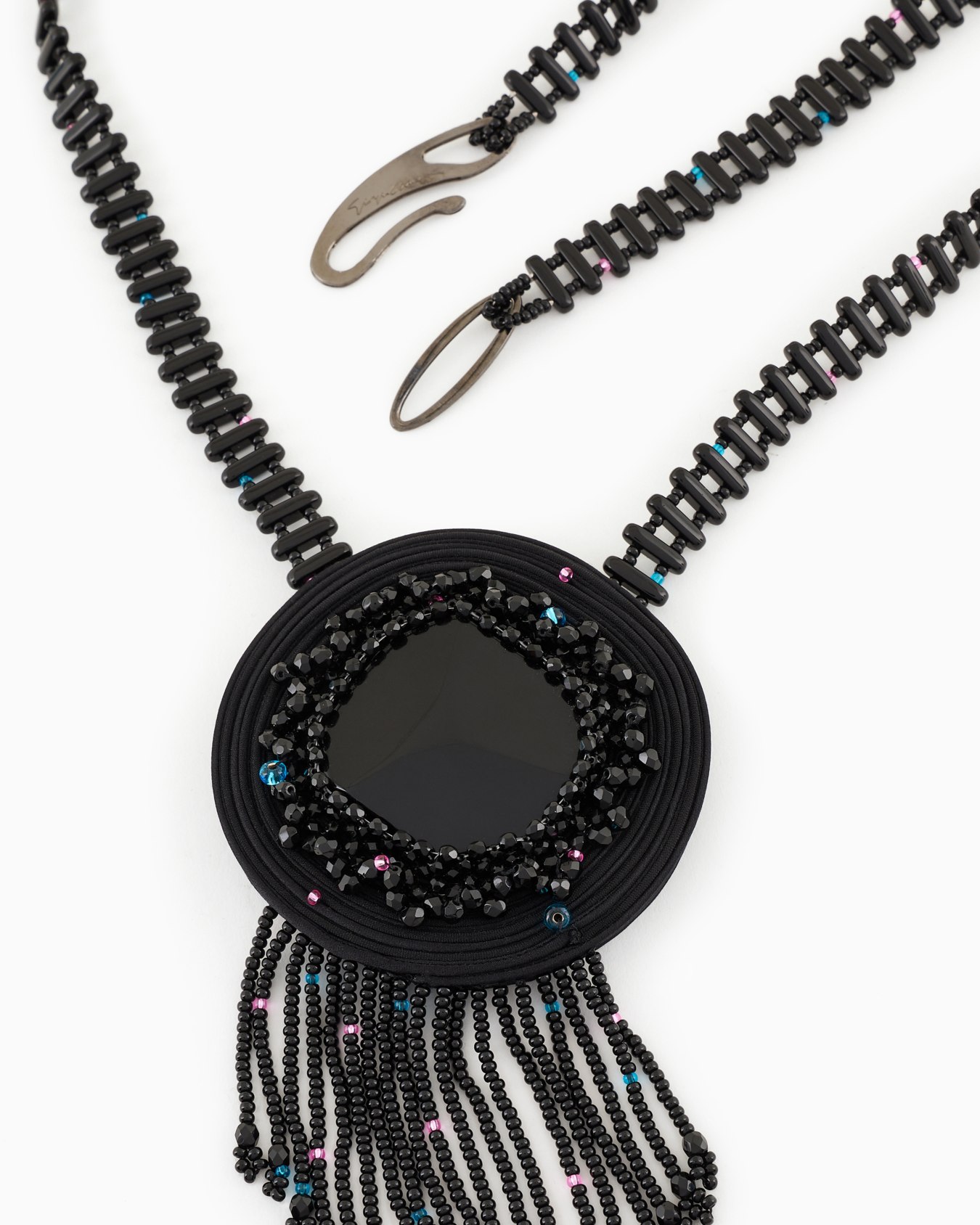 Collana lunga con pendente Slide 1